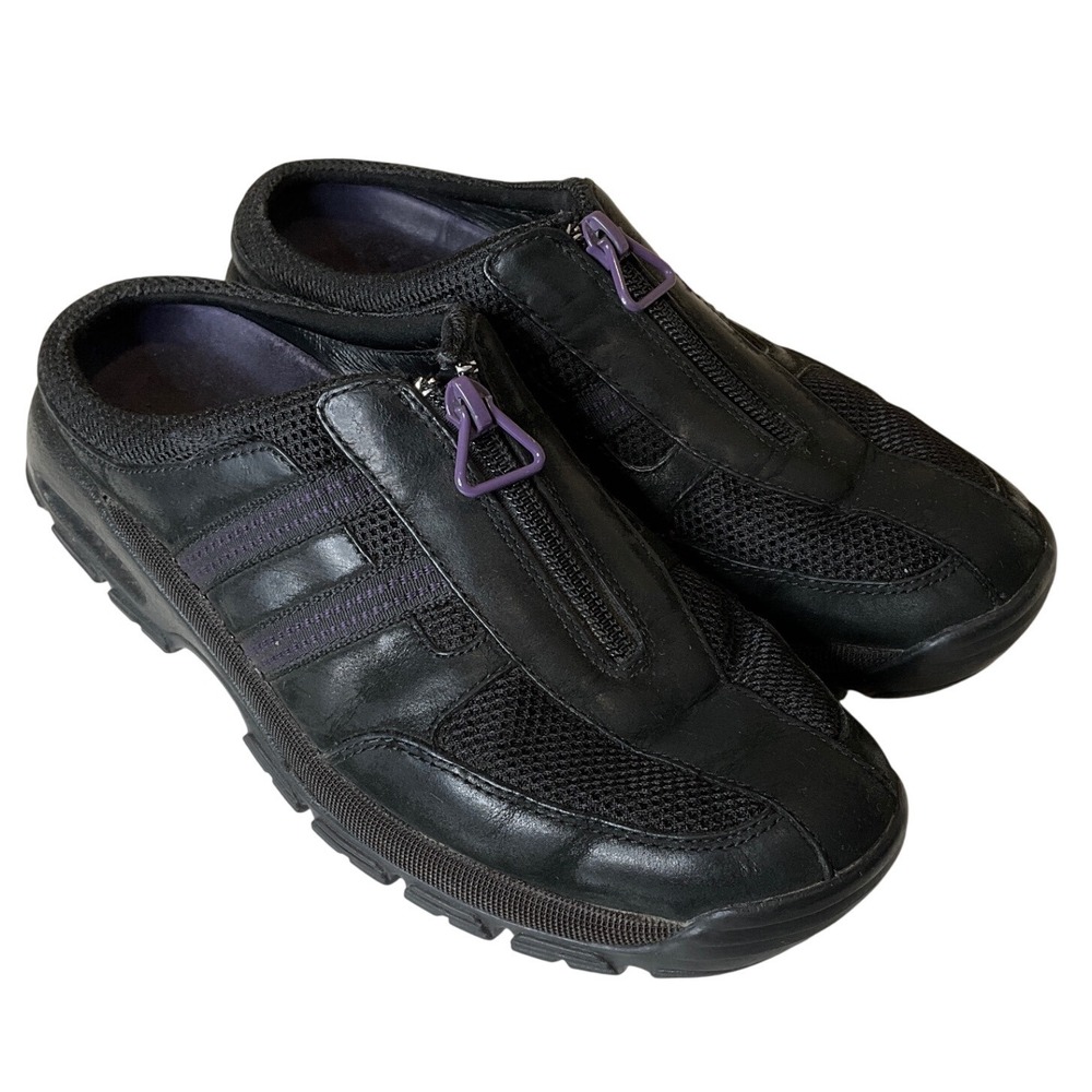 Cole Haan Slip On Clogs Mules Zippered Upper Mesh Detail Sneaker Comfort 8